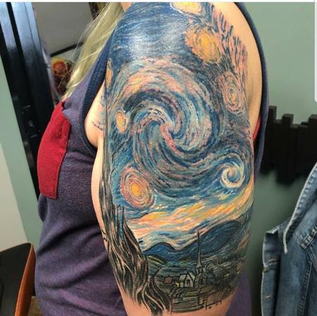 Tattoos - Starry Night - 135095